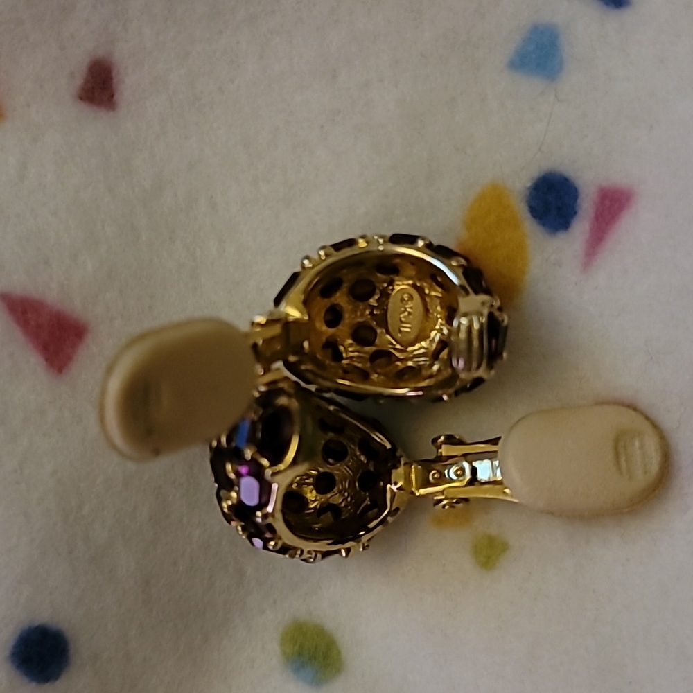 Kenneth J Lane clip-on's - Picture 3 of 5